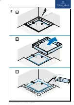 Предварительный просмотр 7 страницы Villeroy & Boch Squaro Super Flat Installation Instructions Manual