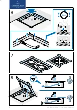 Preview for 8 page of Villeroy & Boch Squaro Super Flat Installation Instructions Manual