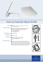 Villeroy & Boch Venticello Slimseat SC/QR Quick Start Manual предпросмотр