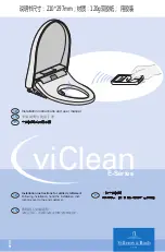 Preview for 1 page of Villeroy & Boch viClean D Series Installation Instructions And User Manual