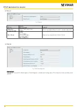 Предварительный просмотр 8 страницы Vimar 01504.2 Installer Manual