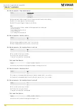 Предварительный просмотр 22 страницы Vimar 01527 Installer Manual