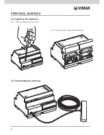 Предварительный просмотр 8 страницы Vimar 01942 Instruction Manual