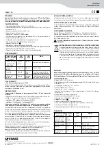 Vimar 02661.120 Instruction Sheet preview