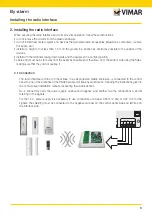 Предварительный просмотр 5 страницы Vimar By-alarm 01729 Installer Manual