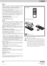 Предварительный просмотр 1 страницы Vimar By-alarm 01730 Quick Start Manual