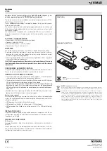 Предварительный просмотр 2 страницы Vimar By-alarm 01730 Quick Start Manual