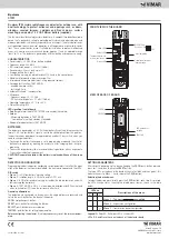 Предварительный просмотр 3 страницы Vimar By-alarm 01731 Manual