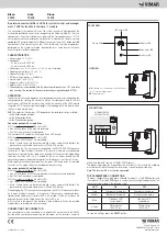 Предварительный просмотр 3 страницы Vimar By-alarm Eikon 20478 Series Manual