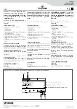 Vimar by-me 01801 Instruction Sheet preview