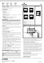 Предварительный просмотр 3 страницы Vimar By-me Eikon 20513 Manual