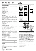 Предварительный просмотр 5 страницы Vimar By-me Eikon 20513 Manual