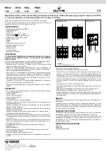 Preview for 2 page of Vimar by-me Eikon 20527 Quick Start Manual