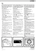 Предварительный просмотр 3 страницы Vimar Eikon 20394 Manual