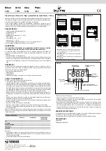 Preview for 2 page of Vimar Eikon 20514 Quick Start Manual