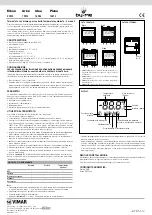 Preview for 3 page of Vimar Eikon 20514 Quick Start Manual