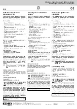 Vimar ELVAX 0559 Instruction Sheet предпросмотр