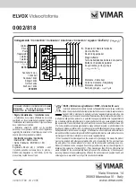 Предварительный просмотр 2 страницы Vimar ELVOX 0002/818 Quick Start Manual