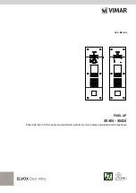 Предварительный просмотр 1 страницы Vimar ELVOX 40404 User Manual