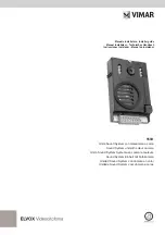 Предварительный просмотр 1 страницы Vimar ELVOX 559B Installer'S Manual