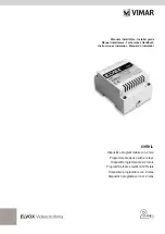 Vimar ELVOX 69RH/L Installer'S Manual preview