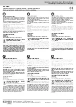 Vimar Elvox 69TF Instruction Sheet предпросмотр