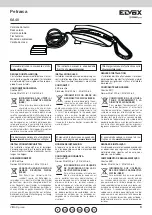 Предварительный просмотр 3 страницы Vimar Elvox 6A40 Instruction Sheet