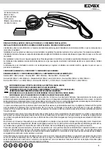 Предварительный просмотр 3 страницы Vimar ELVOX Petrarca 6A40 Instruction Sheet