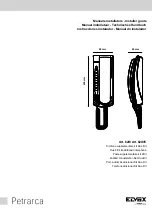 Vimar Elvox Petrarca Series Installer'S Manual preview