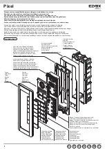 Preview for 6 page of Vimar ELVOX Pixel Series Installer'S Manual