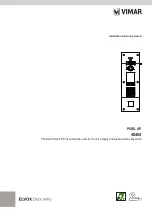 Preview for 1 page of Vimar ELVOX Pixel Up 40404 Installation And Wiring Manual