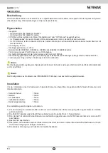 Preview for 10 page of Vimar ELVOX TVCC 46260.10P.02 Installer'S Manual