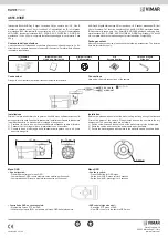 Vimar ELVOX TVCC 4651.036E Manual preview