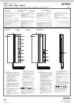 Preview for 2 page of Vimar Elvox Voxie 40542 Multilanguage Instructions Sheet