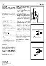 Vimar Plana 14440 Quick Start Manual предпросмотр