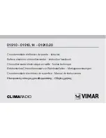 Vimar RADIOCLIMA 01910 Instruction Handbook Manual preview