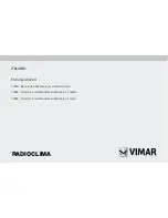 Предварительный просмотр 3 страницы Vimar radioclima Instruction Manual