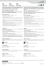 Предварительный просмотр 1 страницы Vimar TORCIA Instruction Sheet