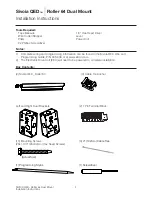 Preview for 3 page of Vimco Lutron Roller 64 Dual Mount Installation Instructions Manual