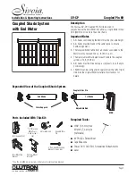 Vimco Lutron Sivoia SV-CP Operating Instructions Manual preview