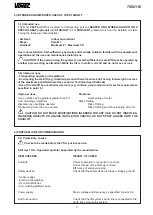 Предварительный просмотр 8 страницы vimec V64-74 B.I. Manual