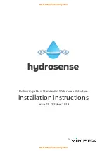 Предварительный просмотр 1 страницы Vimpex hydrosense IDAP-S-2-230 Installation Instructions Manual