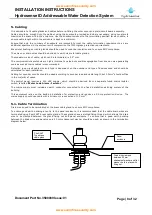 Предварительный просмотр 8 страницы Vimpex hydrosense IDAP-S-2-230 Installation Instructions Manual