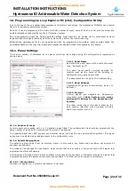 Предварительный просмотр 22 страницы Vimpex hydrosense IDAP-S-2-230 Installation Instructions Manual