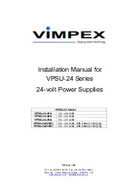 Vimpex VPSU-24-01a Installation Manual preview