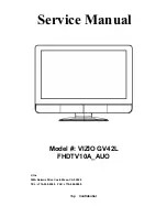 VINC FHDTV10A AUO Service Manual preview