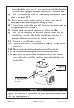 Preview for 17 page of Vincent Medical Manufacturing inspired VHB10A Operator'S Manual