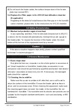 Preview for 18 page of Vincent Medical Manufacturing inspired VHB10A Operator'S Manual