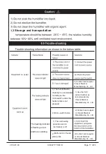 Preview for 19 page of Vincent Medical Manufacturing inspired VHB10A Operator'S Manual