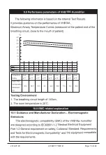 Preview for 20 page of Vincent Medical Manufacturing inspired VHB10A Operator'S Manual